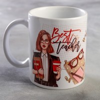 Кружка «Best teacher» 300 мл. купить в Минске +375447651009
