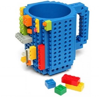 Кружка «LEGO» с конструктором синяя купить