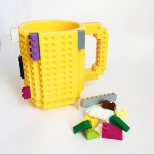 Кружка «LEGO» с конструктором желтая купить