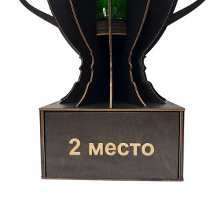Кубок мини‑бар «2 место» с рюмками фото