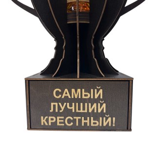 Кубок мини‑бар «Самый лучший крёстный» с рюмками фото