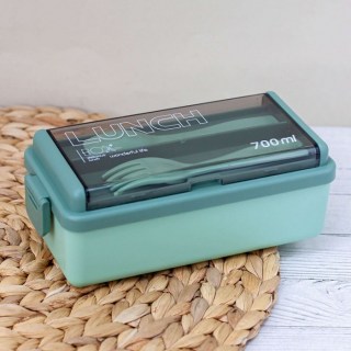 Ланч бокс c приборами «Lunch Box» зеленый 700 мл купить