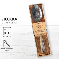 Ложка чайная подарочная «Любимый муж» купить в Минске +375447651009