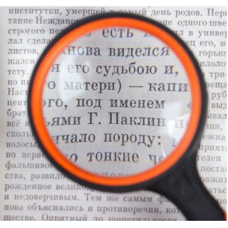 Лупа «Classic» прорезиненный корпус 5х d=5см фото