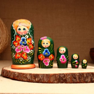 Матрешка «Божья коровка» 5 кукол ,11см фото