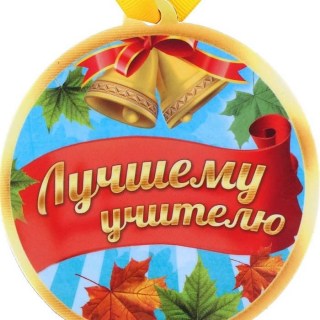 Медаль на магните «Лучшему учителю» купить