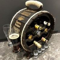 Мини-бар бочка для пива «Good Beer» цвет венге купить Минск +375447651009