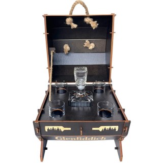 Мини бар бочка «Time to Drink Box» 4 рюмки, штоф купить