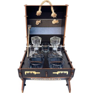 Мини бар бочка «Time to Drink Box» штоф, рюмки, стаканы купить