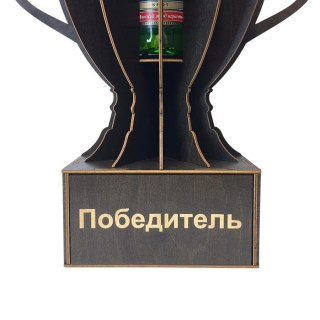 Мини‑бар Кубок «Победитель» с рюмками фото