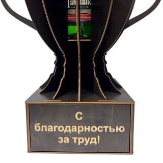 Мини‑бар Кубок «С благодарностью за труд!» с рюмками фото