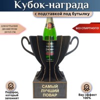Мини‑бар Кубок «Самый лучший повар» с подставкой для бутылки Минск +375447651009