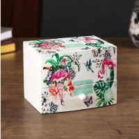 Музыкальная шкатулка для украшений «Фламинго» купить Минск