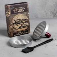 Пресс-форма для котлет и гамбургеров «Настоящему мужику» купить в Минске +375447651009