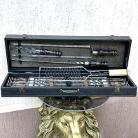 Набор для шашлыка в чемодане «B.B.Q. GRILL» 11 предметов Минск +375447651009