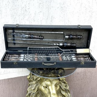 Набор для шашлыка в чемодане «B.B.Q. GRILL» 11 предметов купить