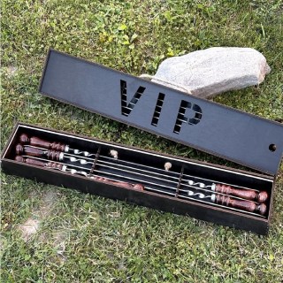 Набор для шашлыка в чемодане «VIP» 6 предметов купить