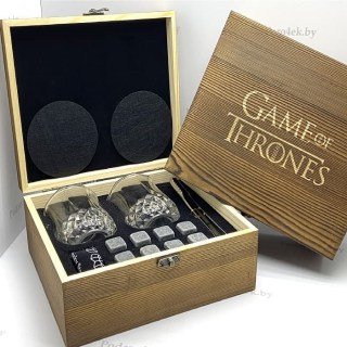 Набор для виски «Game of Thrones» в деревянной коробке (Игра Престолов) купить