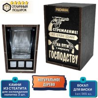 Подарочный набор для виски «Стремление- лучшее оружие» Минск +375447651009