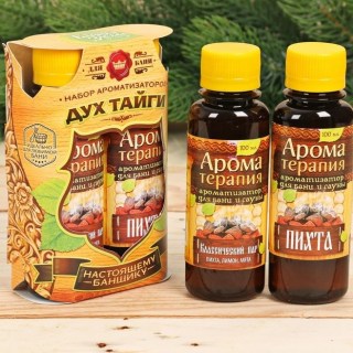 Набор эфирных масел для бани «Дух тайги» купить