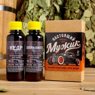 Набор эфирных масел для бани «Настоящий мужик» купить
