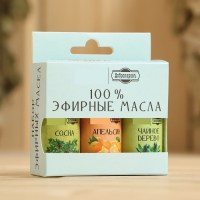 Набор эфирных масел для бани «Лаванда, эвкалипт, мята» купить в Минске