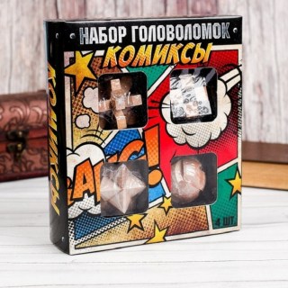 Набор головоломок «Комиксы» 4 штуки купить