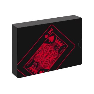 Набор игральных карт для покера «Red» серебристые фото