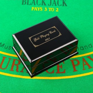 Набор игральных карт «Gold» в шкатулке фото