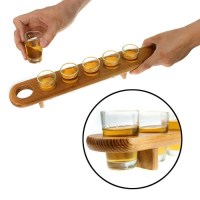 Набор рюмок на деревянной подставке «Six shots» Минск +375447651009