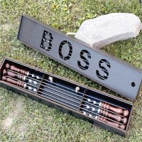 Набор шампуров с головами животного в чемодане «BOSS» Минск +375447651009