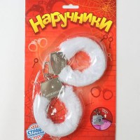 Наручники меховые белые купить в Минске 