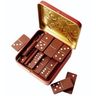 Настольная игра «Домино» в металлической шкатулке фото