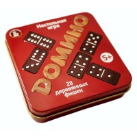 Настольная игра «Домино» в металлической шкатулке купить в Минске