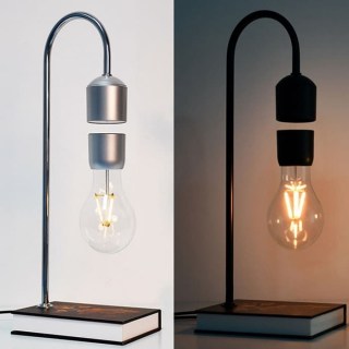 Левитирующий светильник «BULB» серебристый фото
