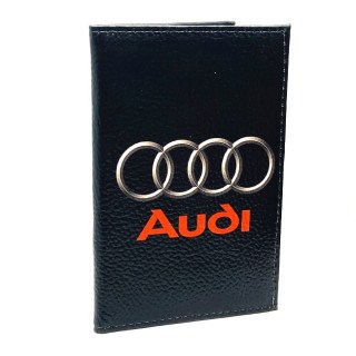 Обложка для автодокументов «AUDI» натуральная кожа купить