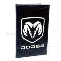 Обложка для автодокументов «DODGE» из натуральной кожи Минск +375447651009