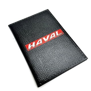 Обложка для автодокументов «HAVAL» натуральная кожа фото