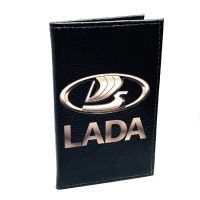 Обложка для автодокументов «LADA» натуральная кожа Минск +375447651009