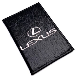 Обложка для автодокументов «LEXUS» натуральная кожа купить