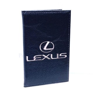 Обложка для автодокументов «LEXUS» натуральная кожа фото
