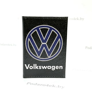 Обложка для автодокументов «Volkswagen» кожаная купить