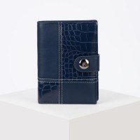 Обложка для документов с кошельком «Style» синяя купить Минск +375447651009