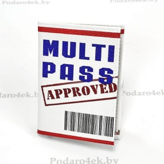 Обложка для паспорта «MULTI» натуральная кожа купить