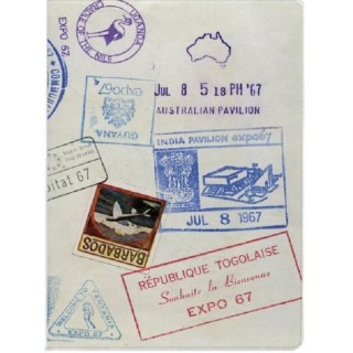 Обложка для паспорта «Штампы» купить