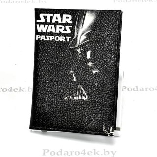 Обложка для паспорта «STAR WARS» натуральная кожа купить