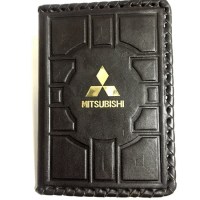 Обложка на автодокументы «Mitsubishi» кожаная Минск +375447651009