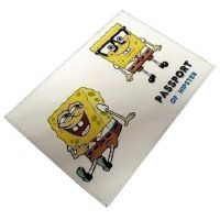 Обложка на паспорт «Sponge Bob» кожанаяМинск 