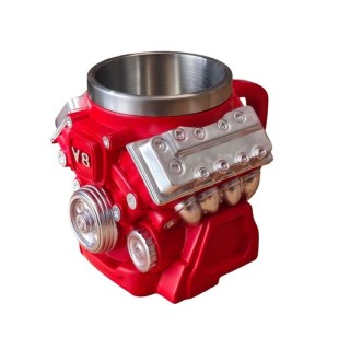 Оригинальная 3D кружка «Двигатель V8» красный 200 мл. купить