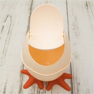 Оригинальная настольная мусорница «Funny egg» цвет:бежевый фото